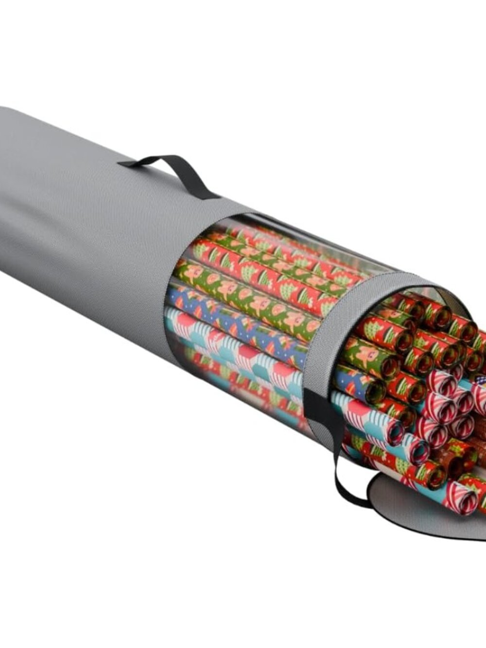 Gift Wrapping Paper Storage Organizer Bag, Store Up To 25 Rolls 40 Inch, Heavy D